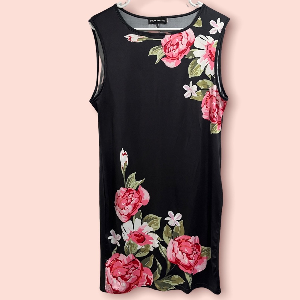 FLORALQUBE Floral Summer Dress SizeXL